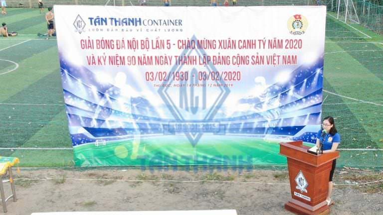Tan Thanh inaugurated the 5th internal soccer league 2019